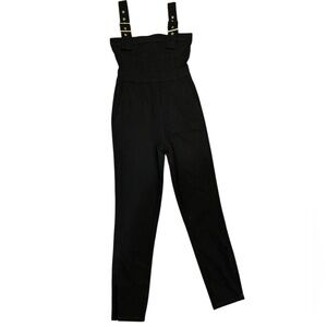 WeWoreWhat Black High-Waist Jumpsuit